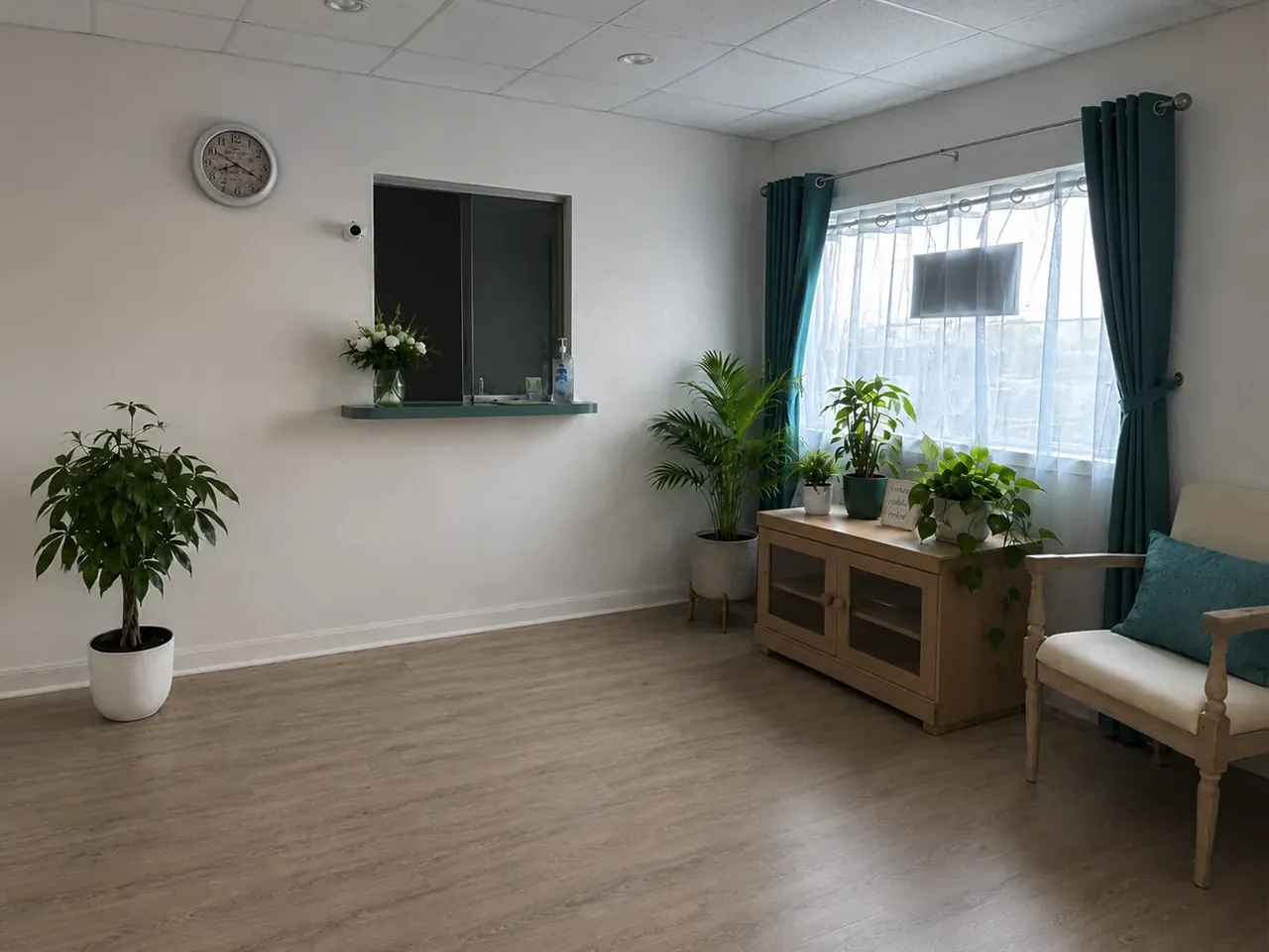 Calm interior and waiting area at Renew Bodyworks Massage & Spa in Pinellas Park FL